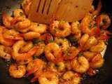 Crevettes caramélisées - La recette