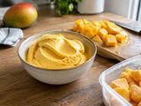 Glace à la mangue maison : 2 ingrédients, sans sucre ajouté