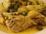Tajine de poulet aux olives et au citron confit, un classique parmi les classiques