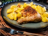 Temps de cuisson haut de cuisse de poulet au four avec pommes de terre : moelleux garanti