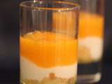 Verrine abricot-ricotta, simplissime et sans cuisson