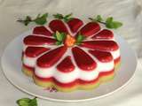 Bavarois fraises rhubarbe aux yaourts