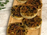 🍆 Bread quiches aux aubergines & curry