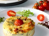 Bread-quiches aux haricots verts