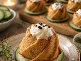 Canapé de spirales au thon et fromage frais