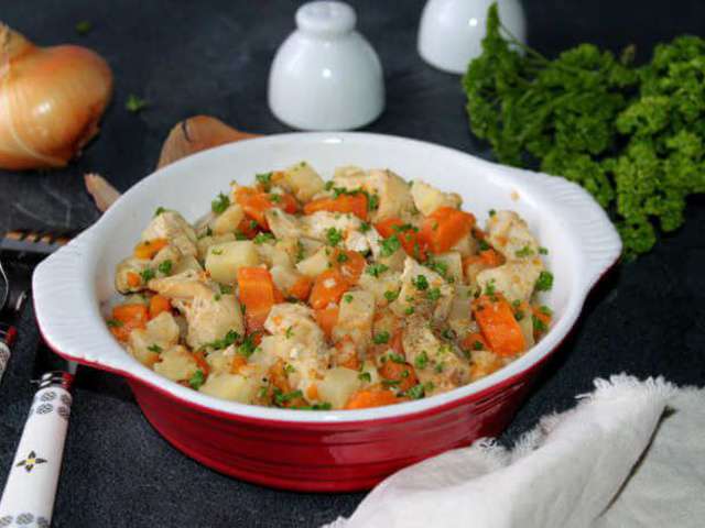 Recettes de Poulet aux légumes de Chez Vanda