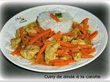 Curry de dinde à la carotte