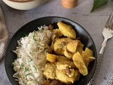 Curry de dinde aux pommes(+mon idée menu)