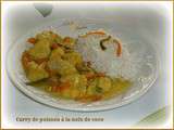 Curry de poisson à la noix de coco