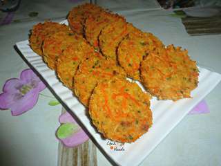 Galettes de panais et carottes aux flocons de quinoa (2 versions )