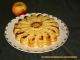Gâteau de nouilles aux pommes