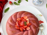 Gâteau de semoule aux fraises