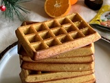 Gaufres healthy pomme orange