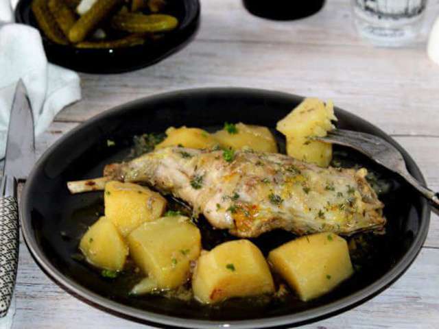 Recettes de Lapin et Pomme de terre