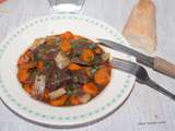 Mijoté de Joues de bœuf aux carottes et céleri branche