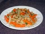 Mitonnée de navets et de carottes aux haricots blancs (pour 1 pers)