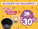 Offres à - 30% et c'est seulement aujourd'hui