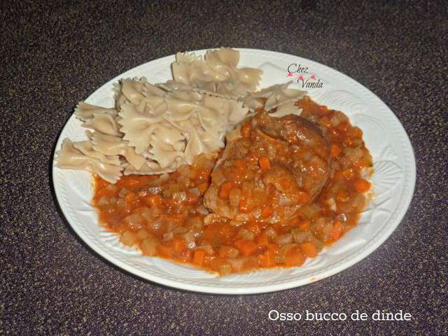 Osso bucco de dinde - Chez Vanda