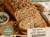 🥖  Pain protéiné aux graines (idéal petit-déjeuner)