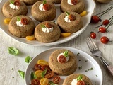 🍆 Petits Flans donuts d’aubergines au cœur gourmand