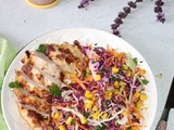 Poulet pané aux Curly et sa salade croquante 🥗