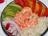 Power Bowl riz et crevettes (pour 1 pers)