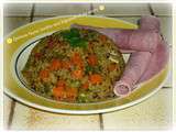 Quinoa façon risotto aux légumes et curry (pour 1 pers)