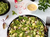 Salade composée tout en vert (pour 1 pers)