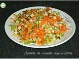 Salade de crozets aux crudités