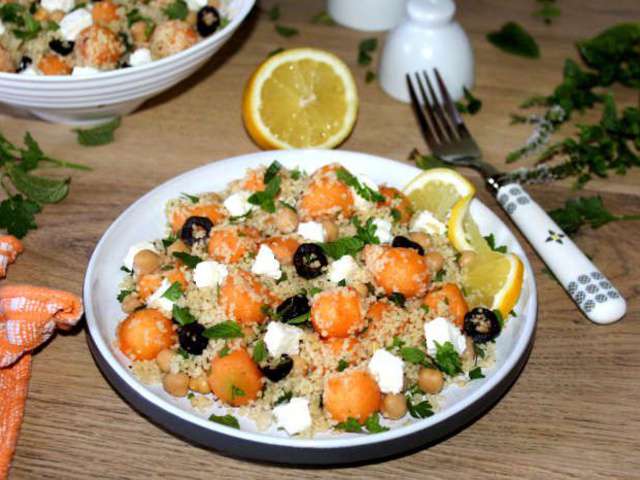 Salade de melon et de feta