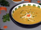 Velouté de chou fleur et carottes au curry