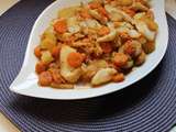 Dos de cabillaud aux carottes et pommes de terre réalisé au Cookeo