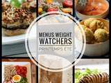 Idées menus Weight Watchers Printemps Eté