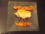 Escalope de poulet roulée à l aubergine et sa fondue de tomate