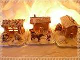 Notre cadeau pour le Père Noël: son village en pain d'épices