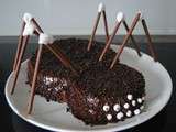 Gâteau araignée spécial Halloween