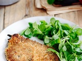 Aubergines panées au fromage