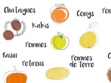 Calendrier des fruits et légumes de saison - Octobre