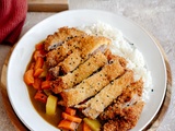 Katsu curry japonais: porc pané et curry aux légumes