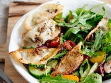 Salade estivale aux gyozas