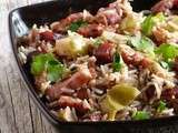 Sublime salade de riz au porc et aux pommes d'après Jamie Oliver