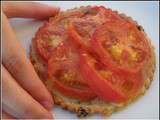 Tarte sablée parmesan, tomate confite, huile d'olive pour l'interblog#17