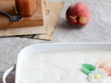 Tiramisu à la pêche blanche