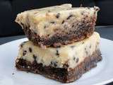 Chocolate chip cookie dough brownies