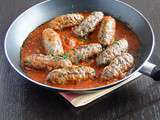 Greek meat sausages with tomato sauce - Soutzoukakia Smyrneika