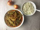 Lebanese green beans with rice - Loubye b lahme