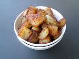 Sumac flavored roasted potatoes