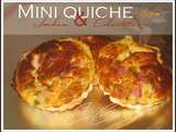 Mini quiche Jambon -ciboulette {light}