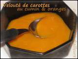 Velouté de carottes au cumin &orange