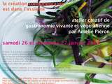 Atelier créatif de gastronomie vivante et végétalienne